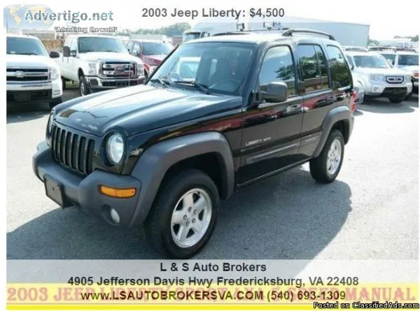 2003 JEEP LIBERTY SPORT 4WD SUV