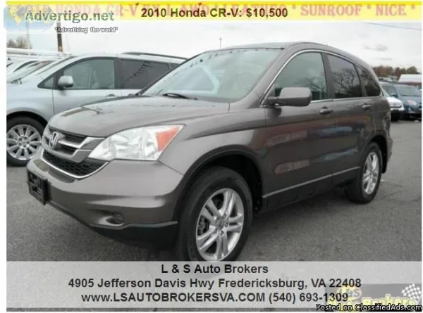 2010 HONDA CR-V AWD EX-L