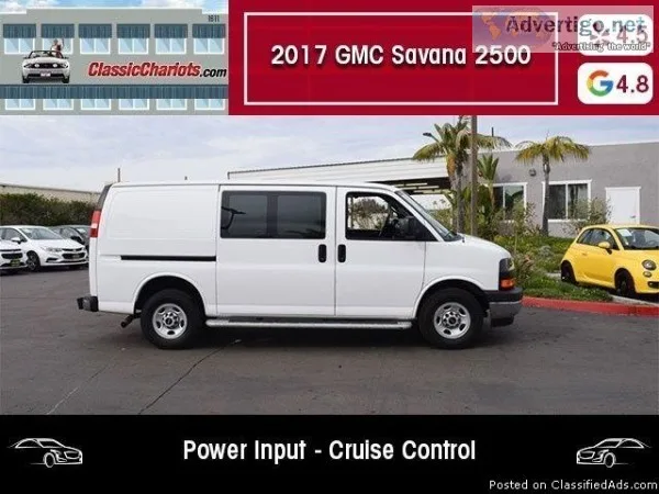 USED 2017 GMC Savana 2500 for sale in San Diego 18760R