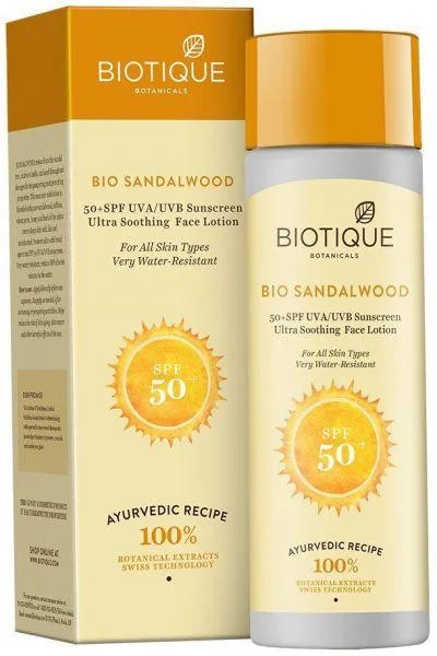Buy Best Sunscreen Lotion Online in India  Biotique