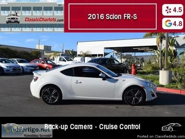 USED 2016 Scion FR-S for sale in San Diego 18711