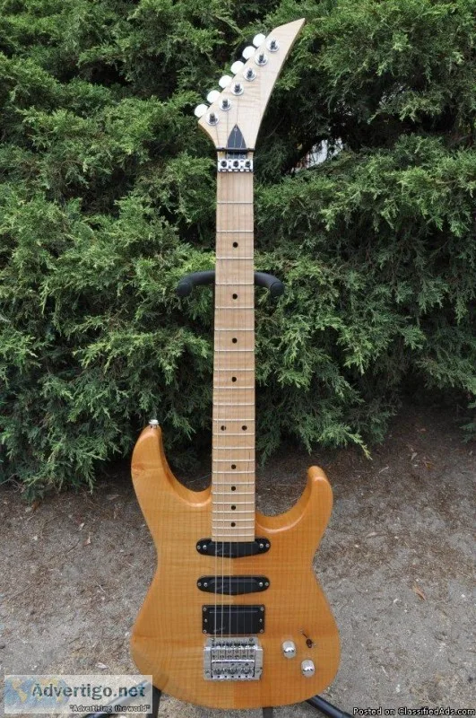 Jackson Custom Shop U.S.A. All Maple Strat Electric Guitar