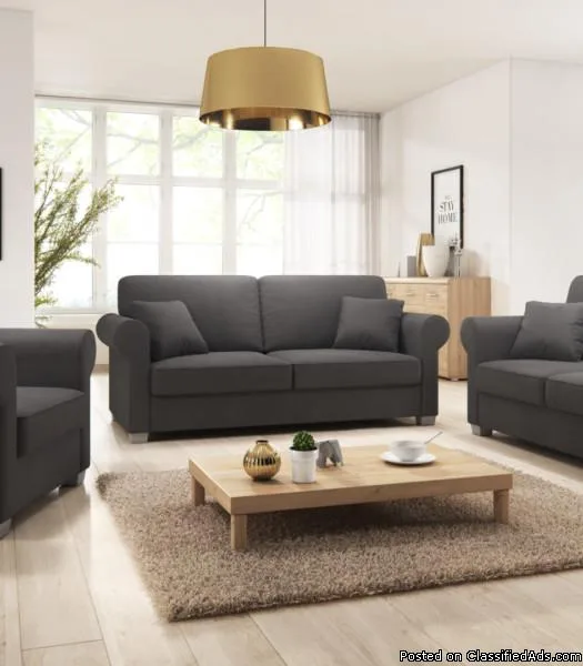 New three-piece sofa set