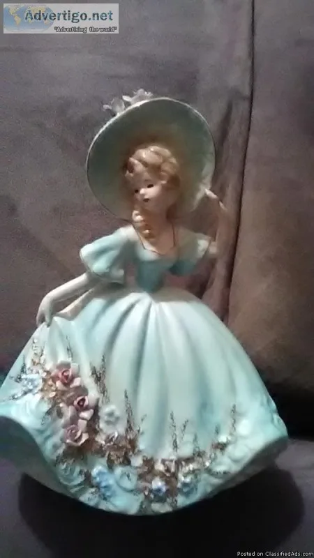 Josef original- lovely lady blue dress and hat