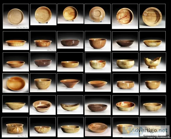 Professional Turned Wooden Bowl