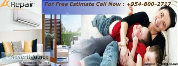 AC Repair Sunrise Provides Perfect Solutions within 24 hours