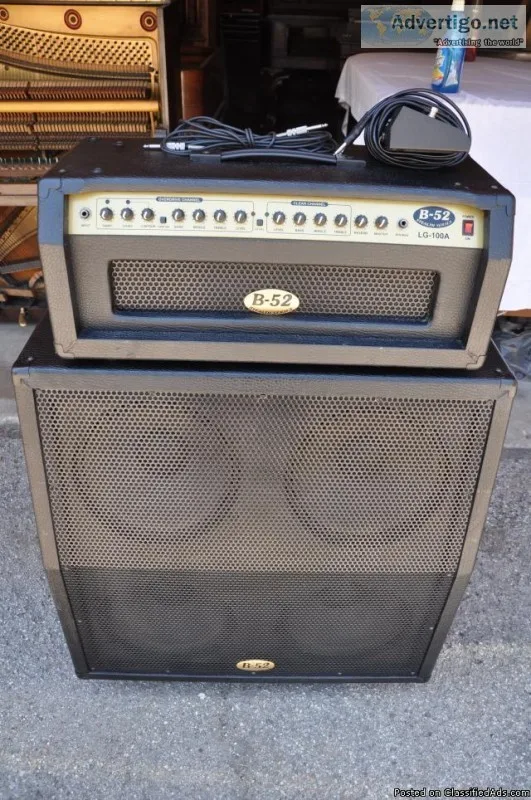 B-52 LG-100A Half Stack Amplifier