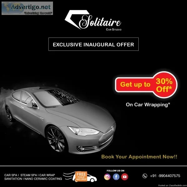 Solitaire Car Studio - Exclusive Inaugural Offer