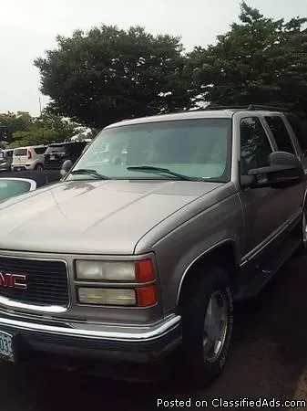 99 GMC Yukon SLT 4x4 V8