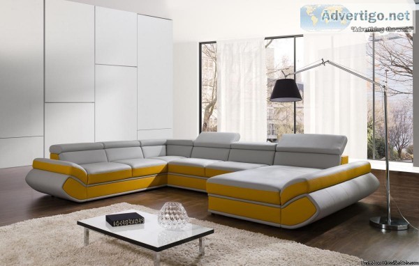 New spacious modern sofa
