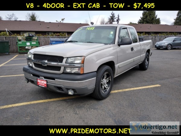 2005 CHEVROLET SILVERADO EXT CAB LS