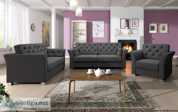 Classic Three-Piece Sofa Set