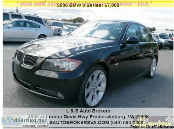 2006 BMW 3 SERIE 330I  4DR SEDAN
