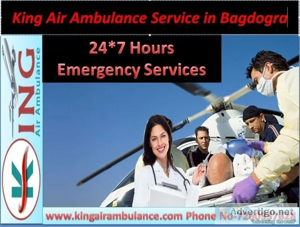 Hire the Outstanding Air Ambulance Service in Bagdogra