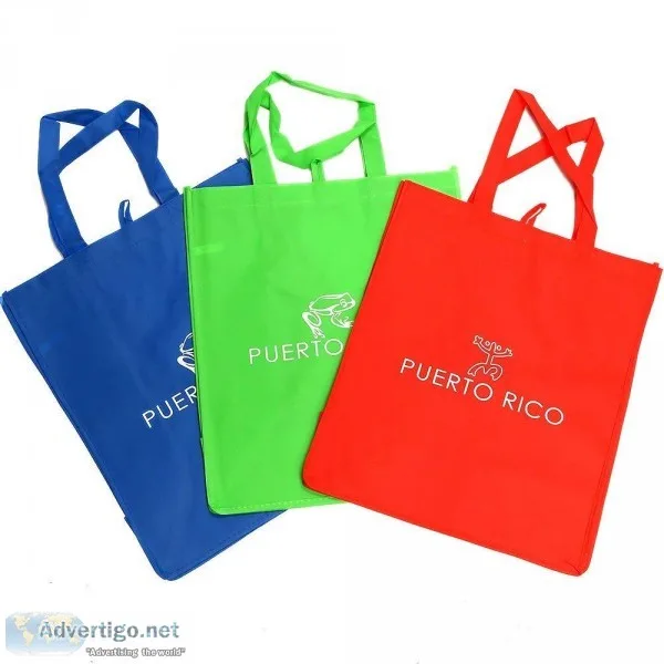 Souvenir&quotPuerto Rico&quot Bags - Set of 3 Assorted Colors