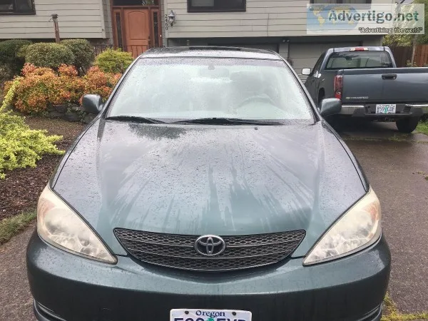 One Owner 2002 TOYOTA CAMRY