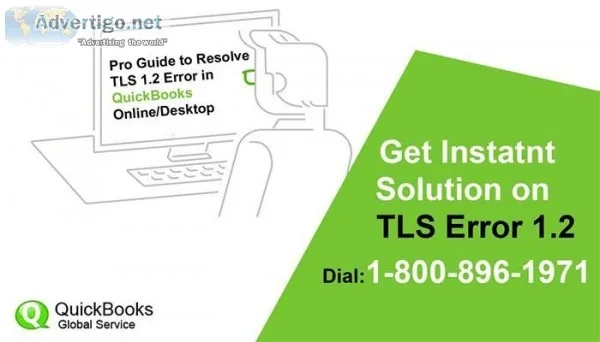 QuickBooks TLS 1.2 Error  Support  18008961971