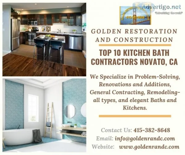 TOP 10 Kitchen Bath Contractors Novato CA