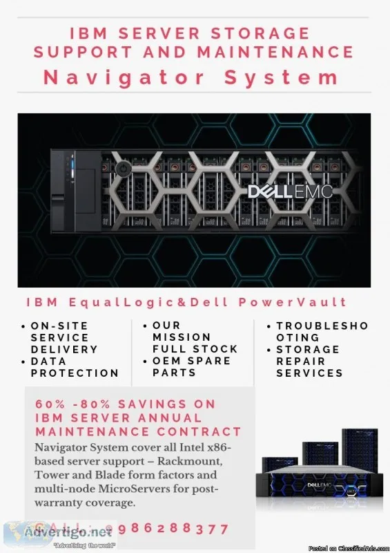 IBM Server Storage Support and Maintenance in Bangalore