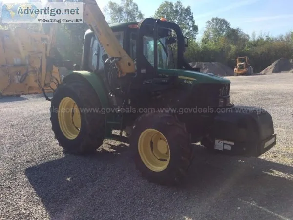 2011 6430 John Deere with Alamo Samurai 22  Boom Mower