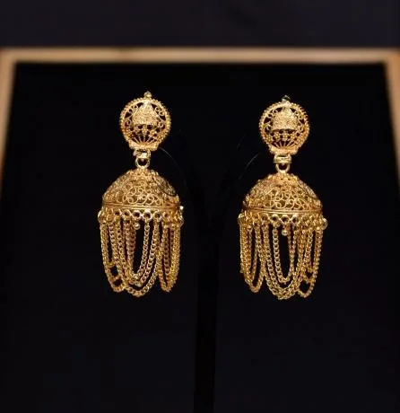 Look Elegant and Charming in Stylish Imitation Jhumkas