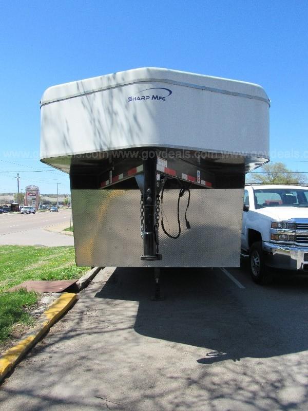 2010 Sharp 20Ft Gooseneck Cargo Trailer