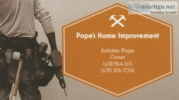 Popes home improvement