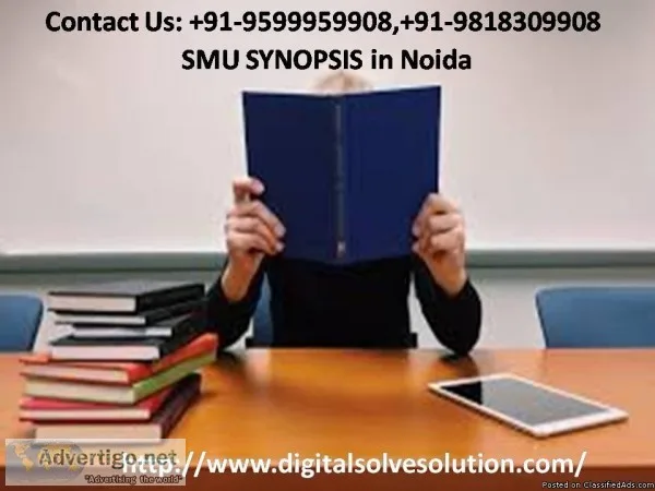Where do you find SMU synopsis in Noida 0120-433-5876on web