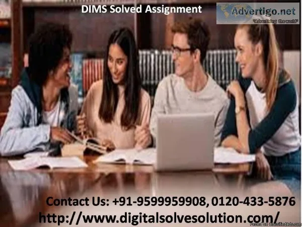 Where do you find DIMS solved assignment 0120-433-5876 on web