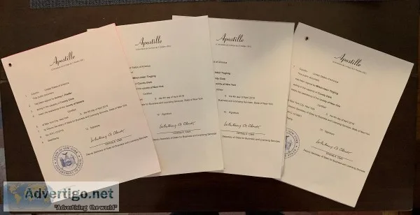 TRADUCCIONES APOSTILLADAS DE ACTAS DEL EE.UU