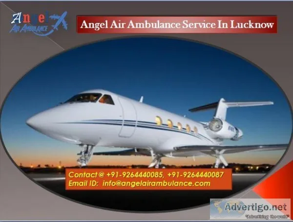 Angel air ambulance services in Lucknow  Angel Train Ambulance