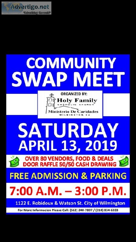 CHURCH MINI SWAP MEET YARD SALE