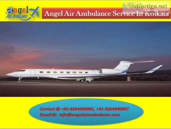 Best key in emergency-Angel air ambulance services in Kolkata