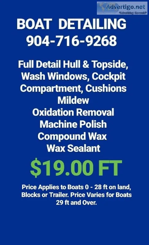 BOAT DETAILING