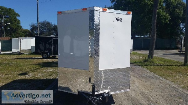 6x 10 Enclosed Trailer with Extra Height
