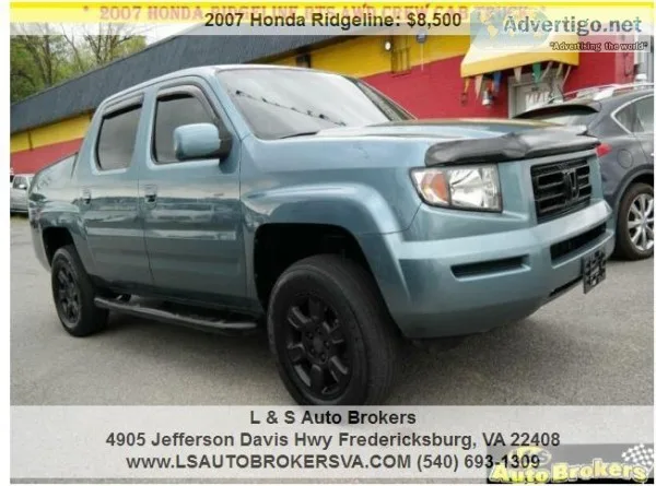 2007 HONDA RIDGELINEAWDCR EW CAB