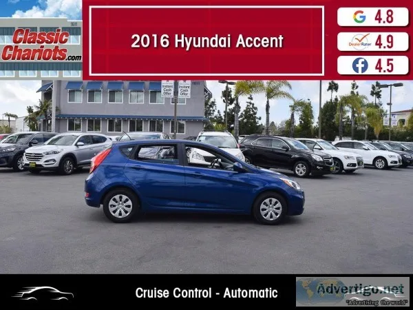 Used 2016 Hyundai Accent SE for Sale in San DIego - 19470r