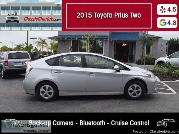 Used 2015 Toyota Prius Two for Sale in San Diego - 18715
