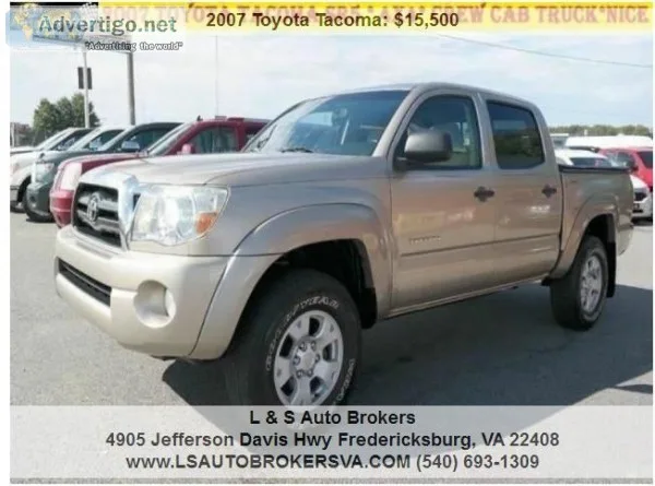 2007 TOYOTA TACOMA SR5 V6 DOUBLE CAB