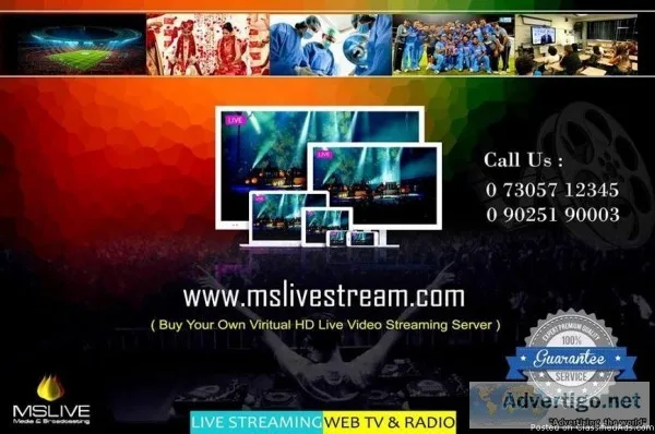 Online Live Video Streaming Chennai