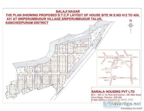 BALAJI NAGAR DTCP LAND SALE IN CHENNAI