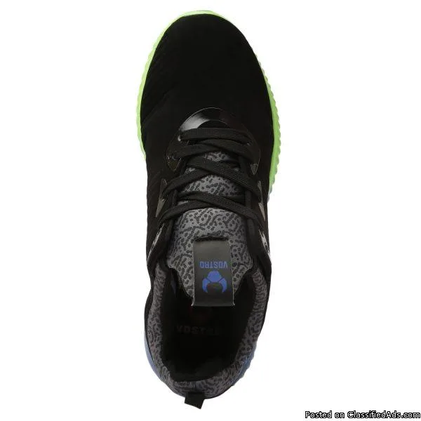 Running Shoes For Men Hadwin Black Blue Green Men Sports Shoes