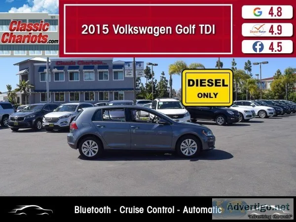 Used 2015 Volkswagen Golf TDI S for Sale in San Diego- 19196