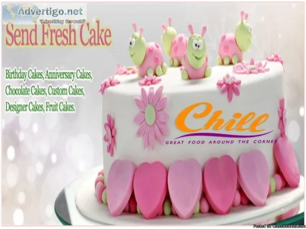 Well known cake shop in Gurgaon - Chillbakes
