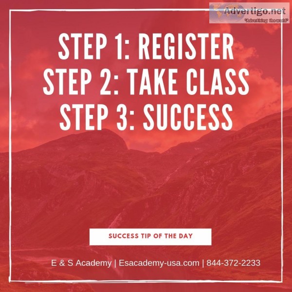 3 Steps to Success  E and S Academy