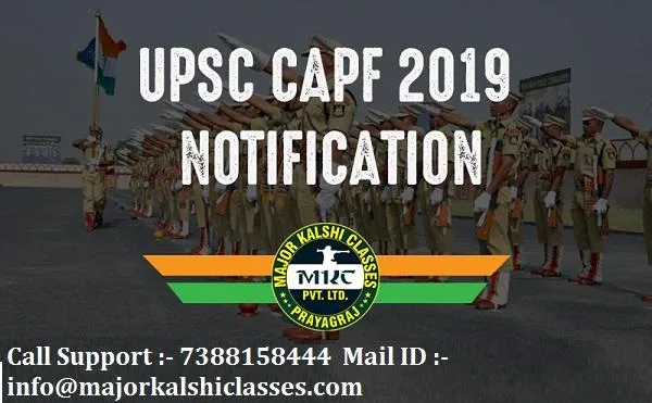 UPSC CAPF 2019 Notification