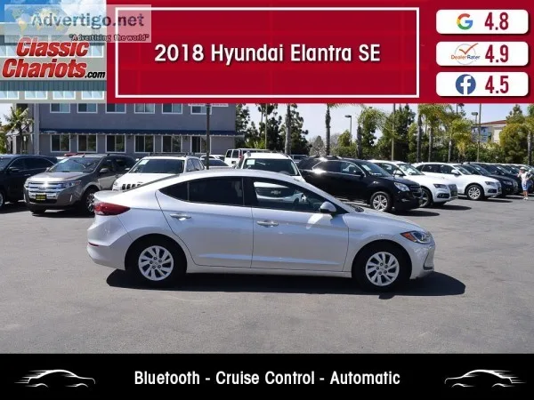 Used 2018 Hyundai Elantra SE for Sale in San Diego - 19518