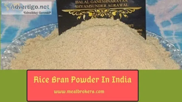 Get Rice Bran Pellets at the Wholesale Prices