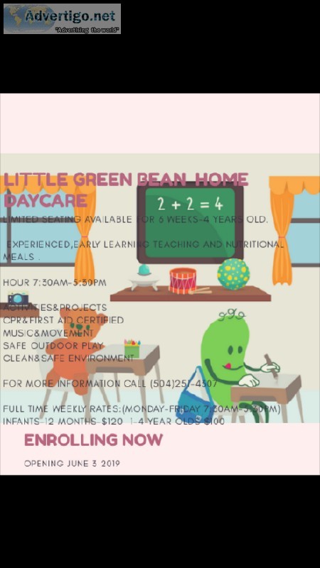 Little Green Bean Home Daycare