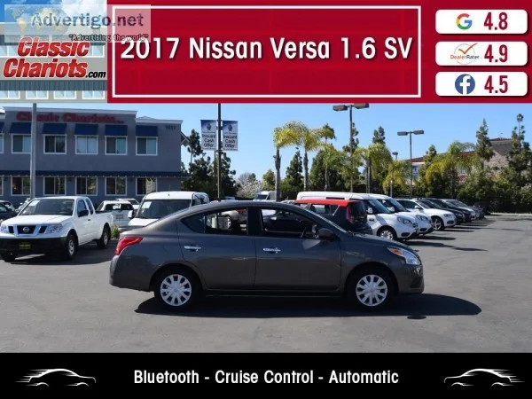Used 2017 Nissan Versa 1.6 SV for Sale in San Diego- 19439